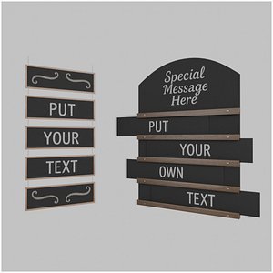 Customizable Multi-Layer Blackboard Set: Sliding and Chained Writing Boards