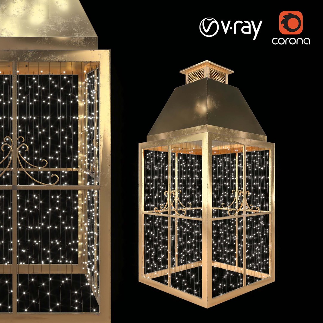 Ramadan Lantern Lights Low-poly 3D Model - TurboSquid 2199583