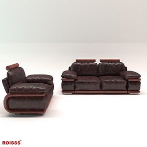 sofa bedroom living 3D model