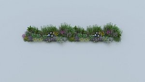 Realistic Garden Plants 3D Model-5 3D model