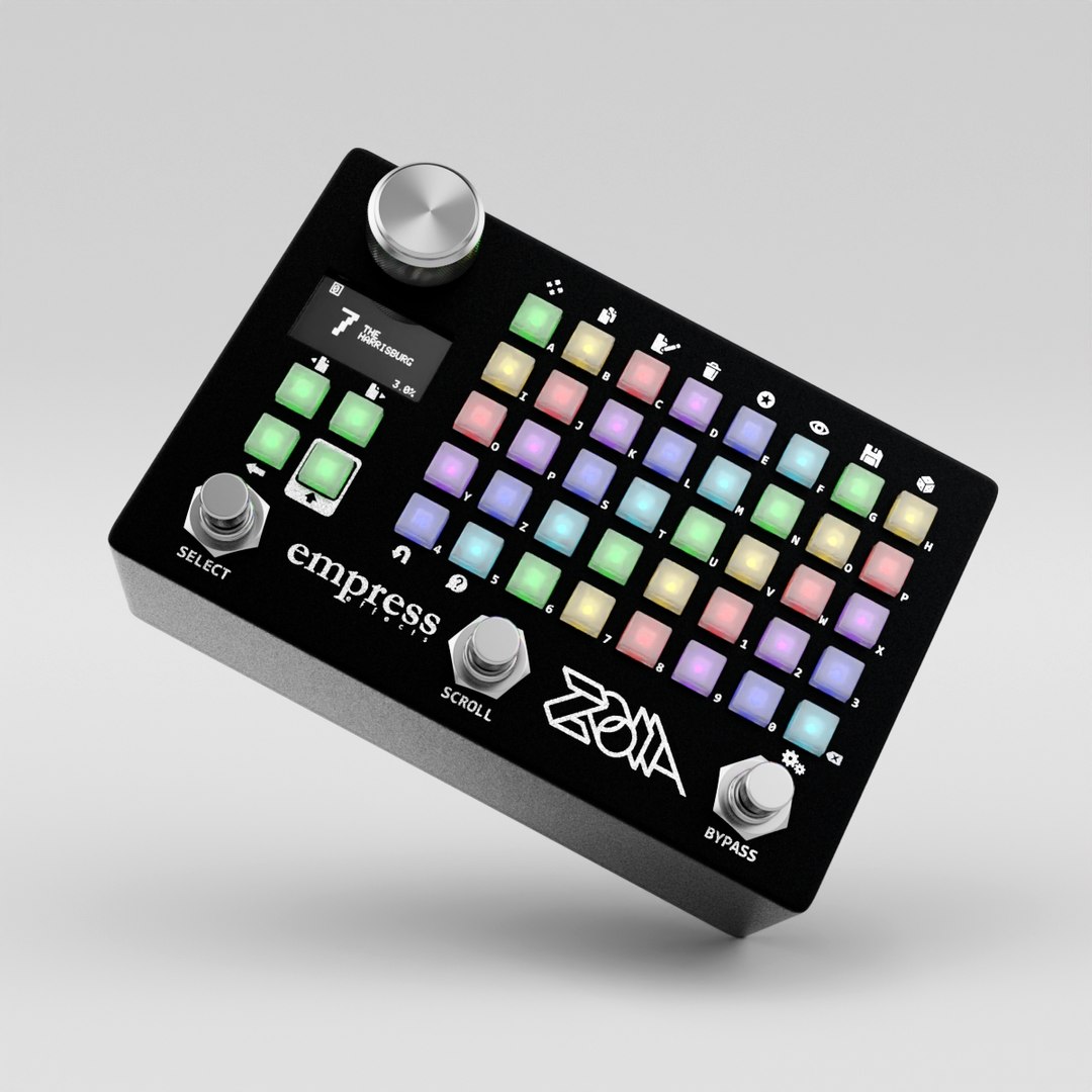 Empress effects zoia 3D model TurboSquid 1640245