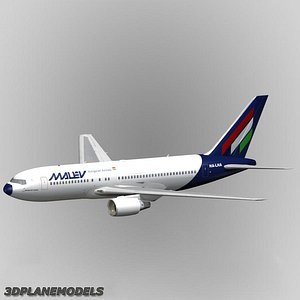 3d max b767-200 malev hungarian airlines