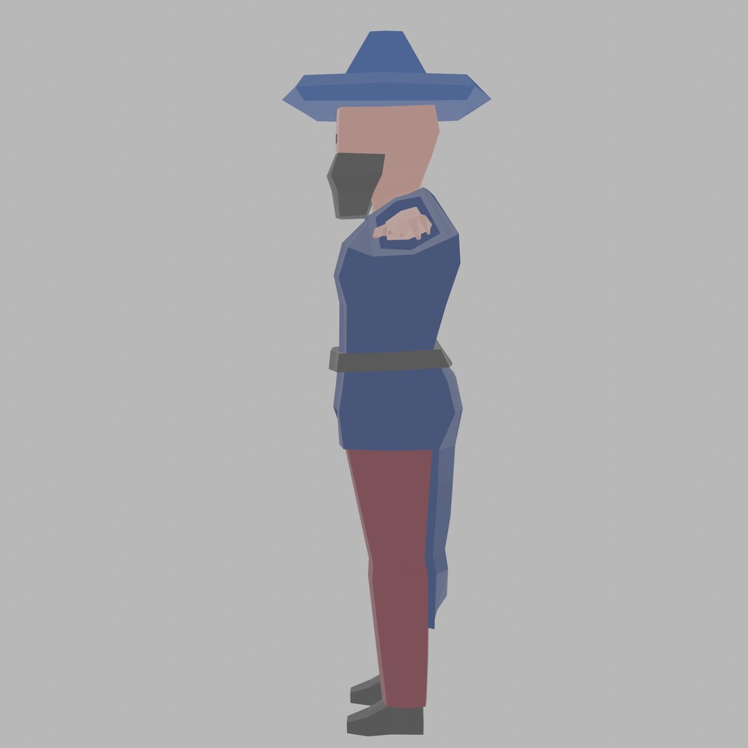 3D Low Poly Wizard Rigged 3 model - TurboSquid 2171658