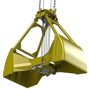 3d model equipment tons grapple 20