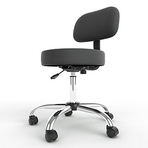 ergonomic stool height adjustment 3d max