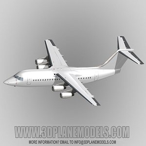 BAe146-200/RJ85 generic white