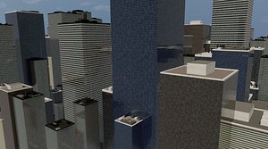 3D cityscape city