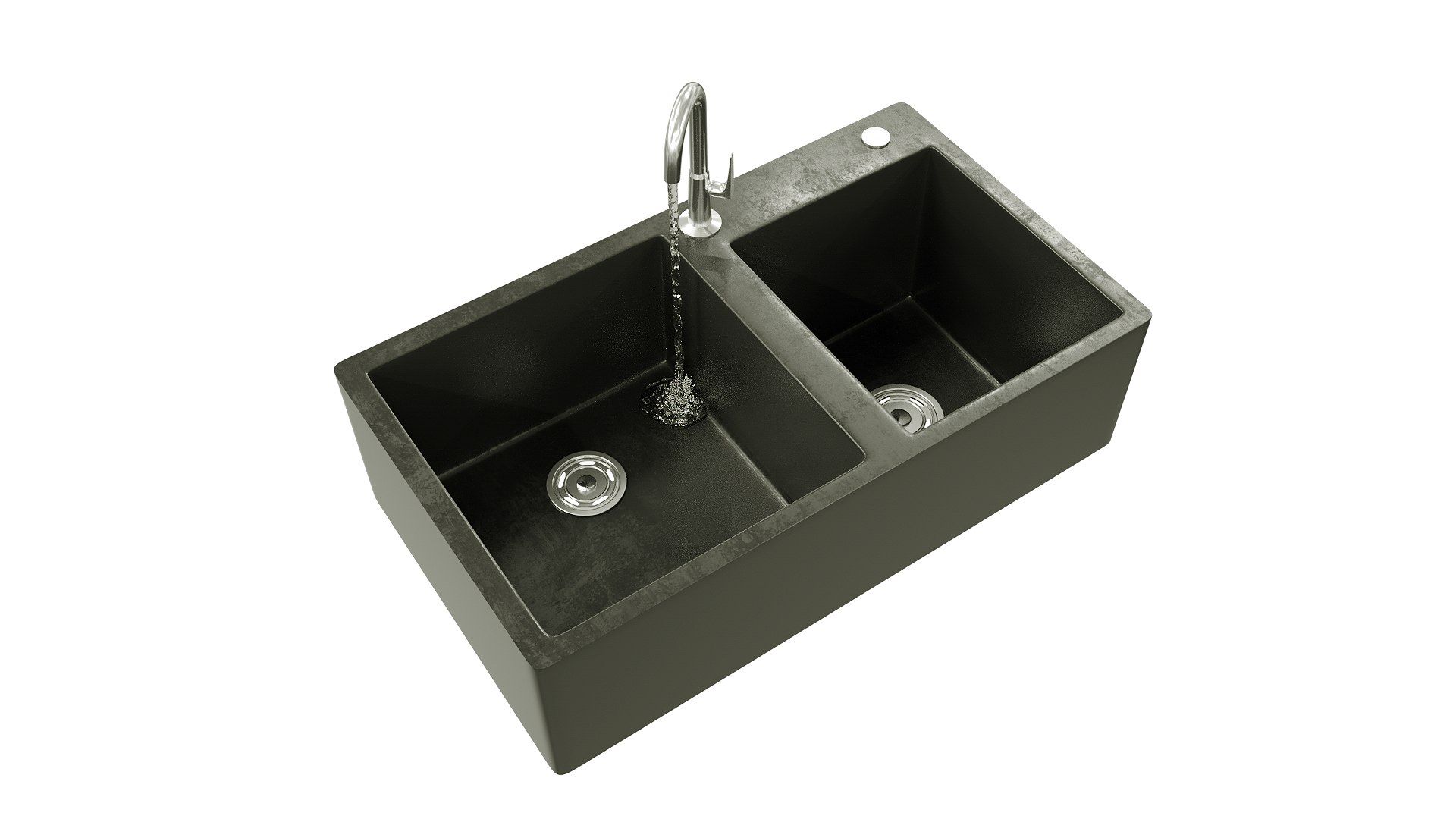 Double Bowl Sink 3D Model TurboSquid 2049350