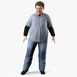 Boy Rigged for Cinema 4D 3D