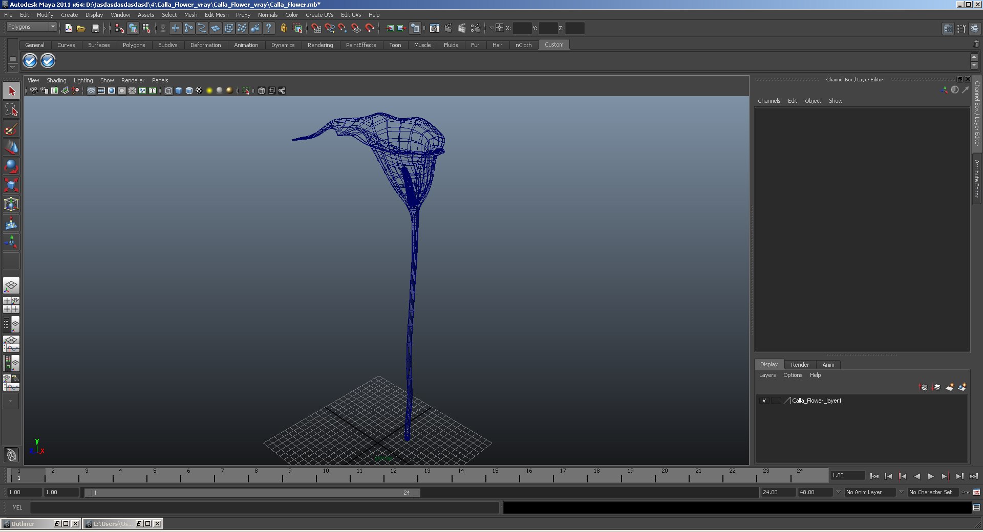 3D calla flower model - TurboSquid 1292814