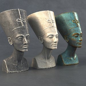 Statue of Nefertiti 3D model