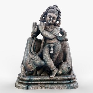 Wooden Buddha Scan model