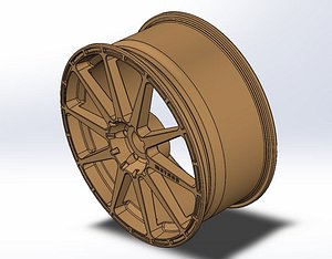 wheel inspired 3D model