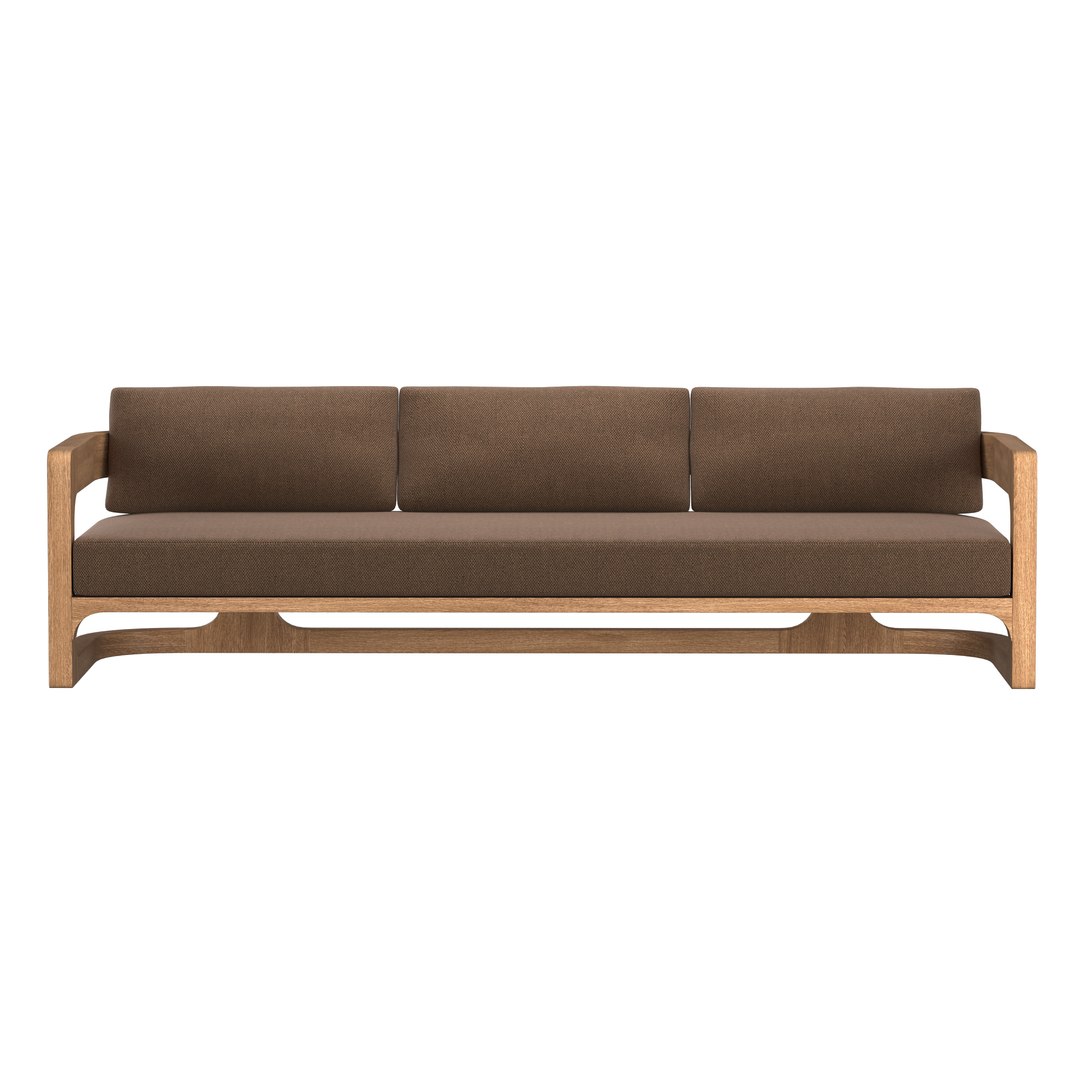 CASSALE SOFA WITH CUSHION INSERTS 3D model