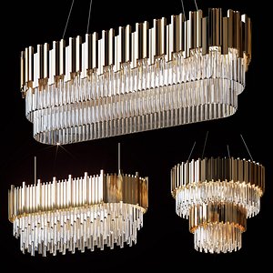 3D Pendant chandeliers Empire Suspension