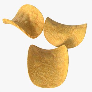 Potato chips 03 3D model