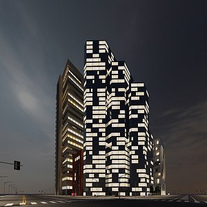 3d model new city block 11