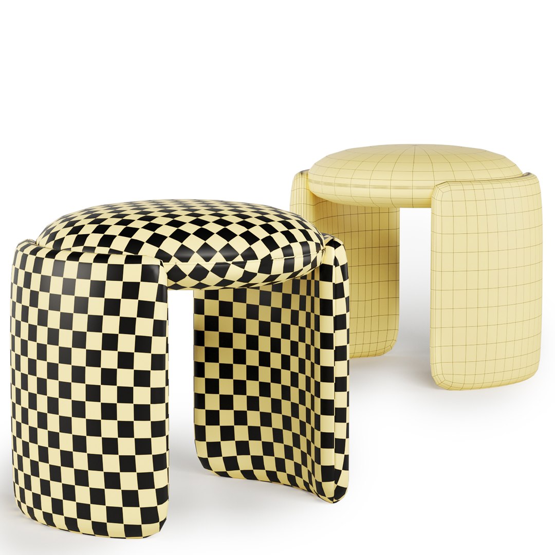 3D Hug Pouf - TurboSquid 2236336