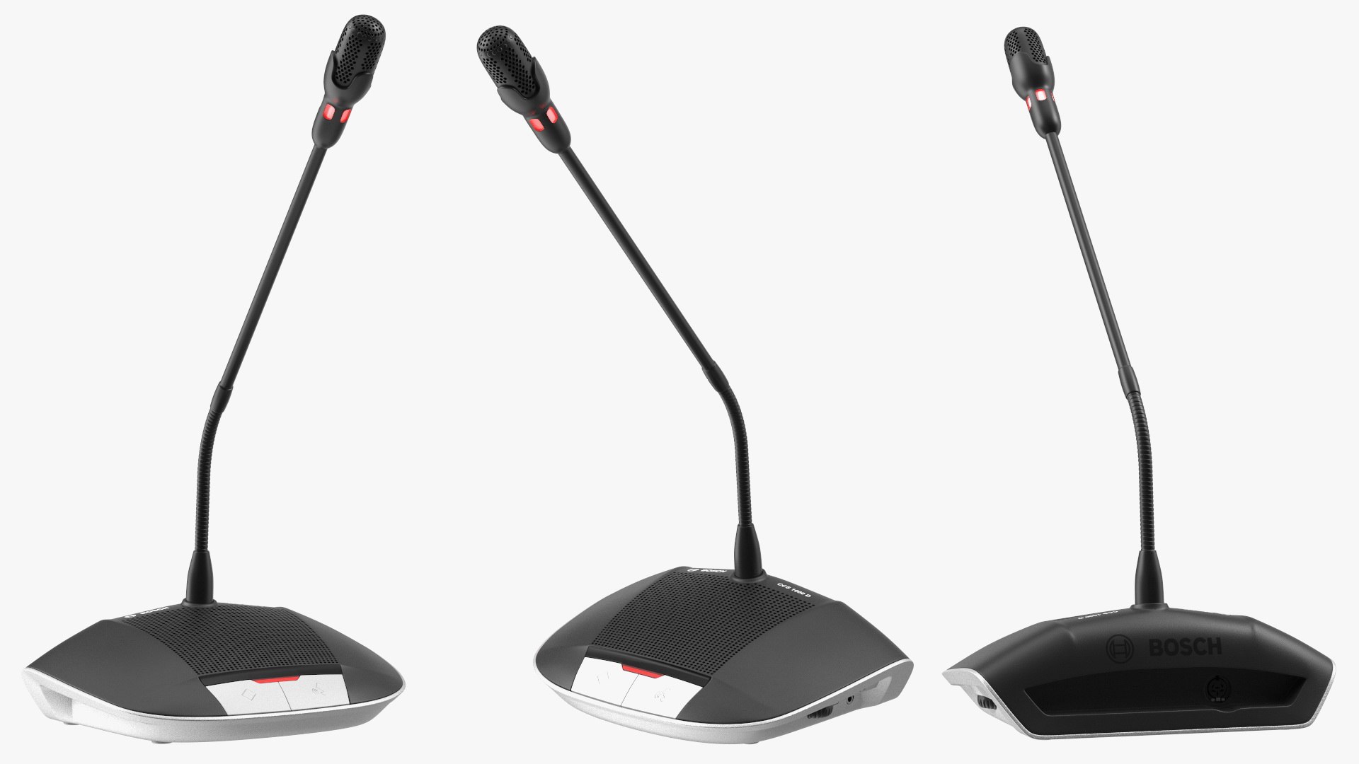 Bosch CCS 1000 D Long Stem Microphone 3D model preview