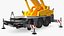 Guindaste móvel Liebherr com laje de concreto armado