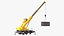 Guindaste móvel Liebherr com laje de concreto armado