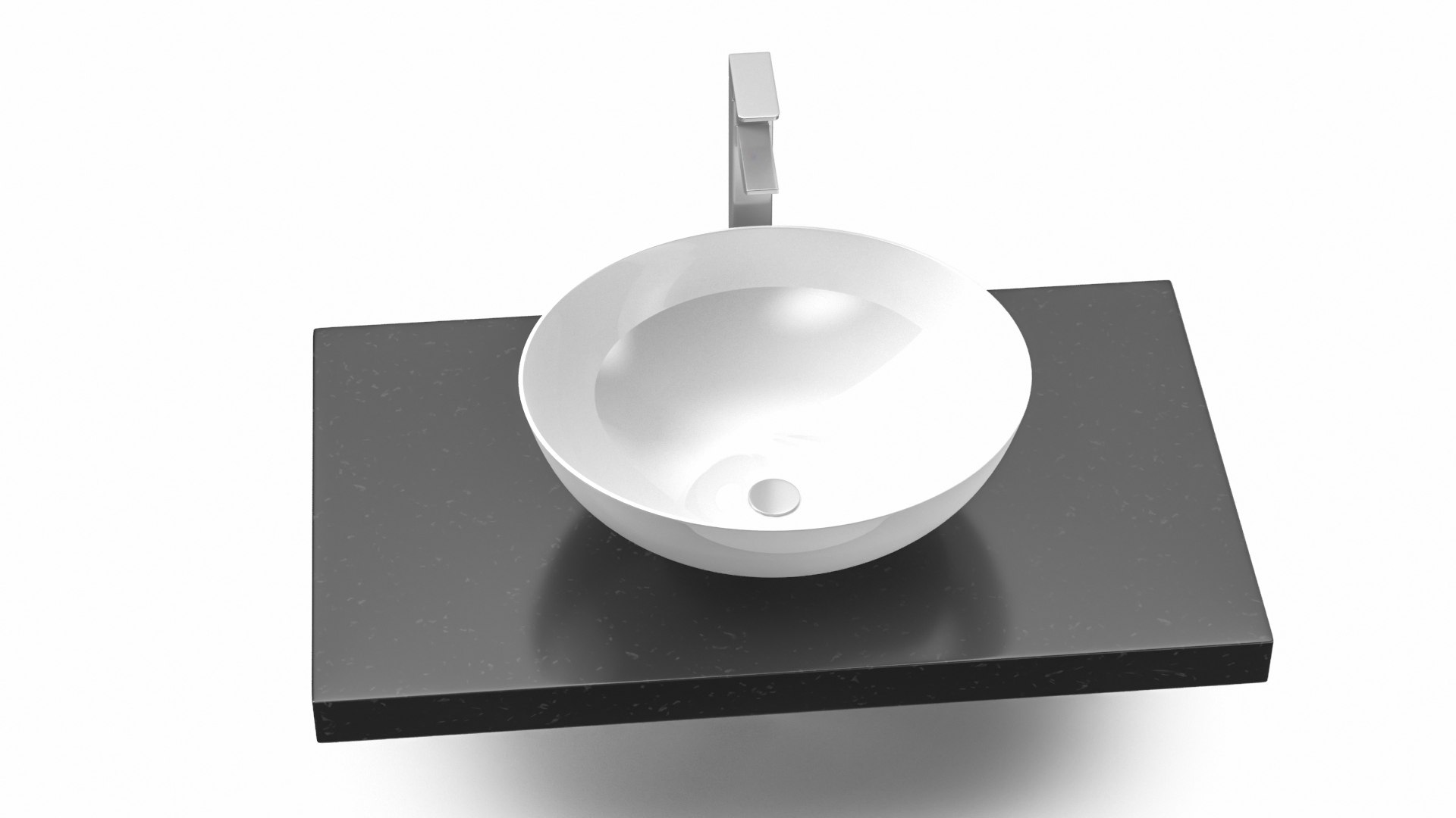 Wash Basin Plate 3d Model Turbosquid 1502254