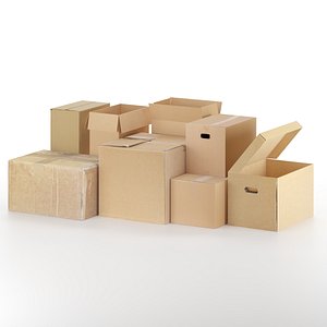 Cardboard box Collection 01