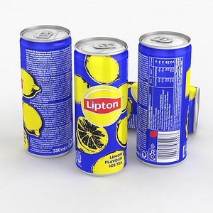 3D Beverage Can Lipton Ice Green Tea 330ml 2022