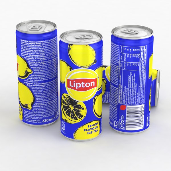 3D Beverage Can Lipton Ice Green Tea 330ml 2022 TurboSquid 1951256