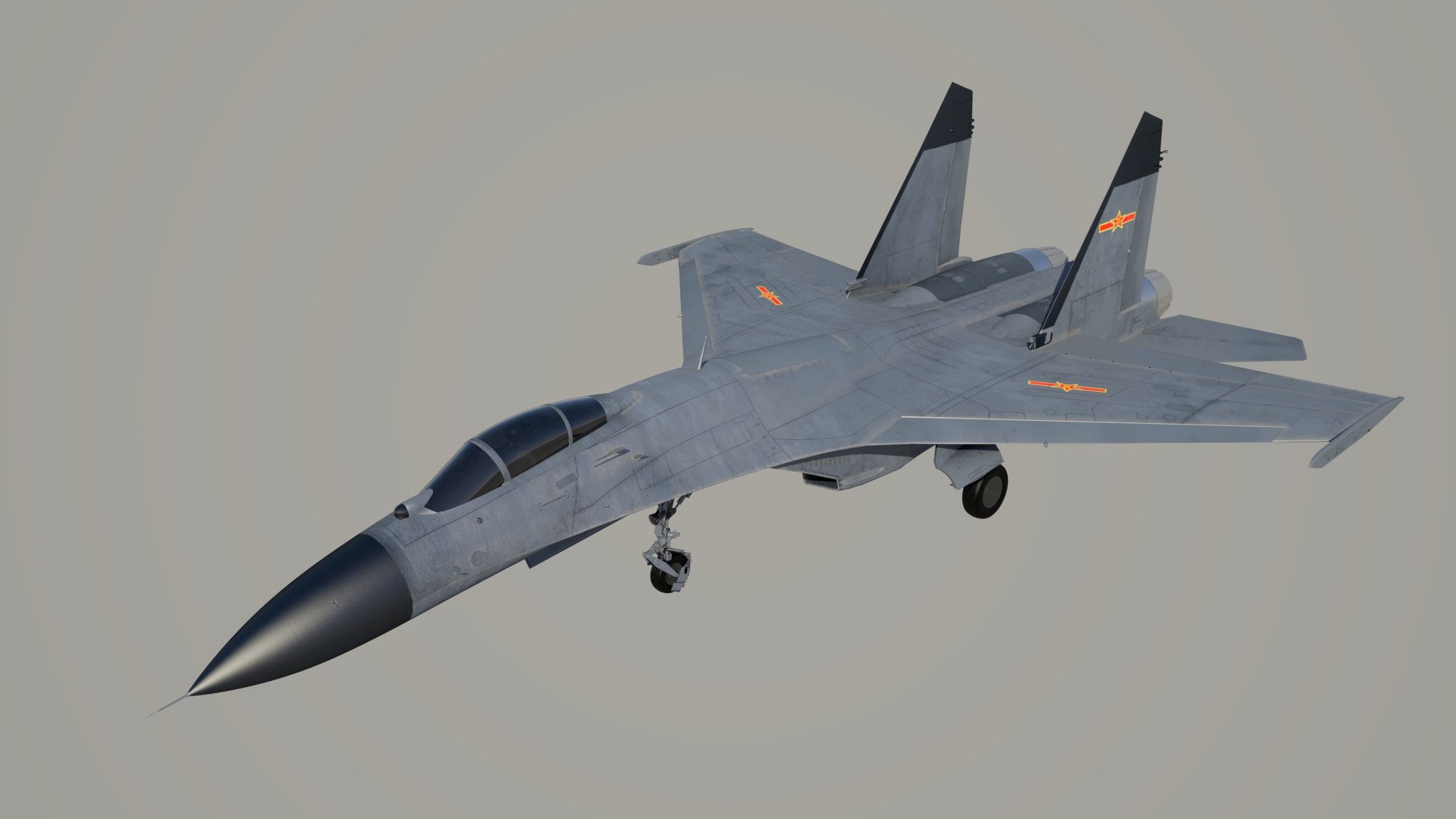 J11 Fighter Plane model - TurboSquid 1927397