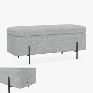 AGNO Pouf Side Table Ottoman