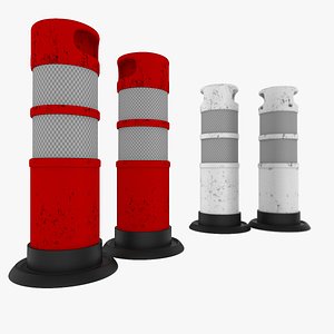 signs street road 3d model