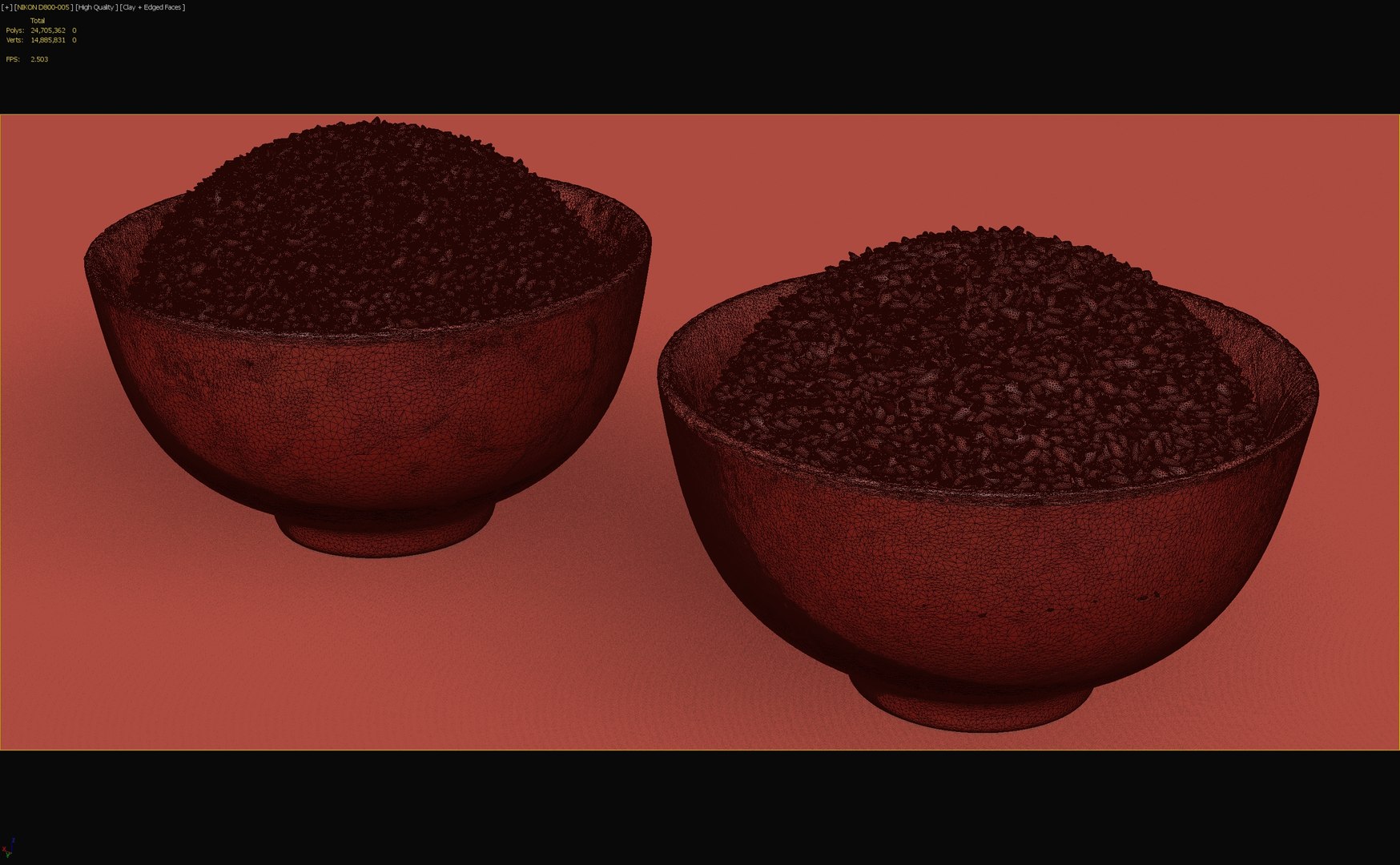 JANPANESE 10 OZ RICE BOWL WITH RICE 2024 3D Model - TurboSquid 2245542