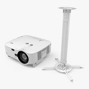 3D NEC NP3200 Ceiling Projector with Mount