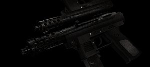 3D model Handgun Tec-9