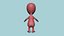 Cute Alien A02 Green Red - Simple - Character Design