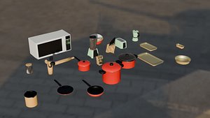 KitchenUtensils Pack model