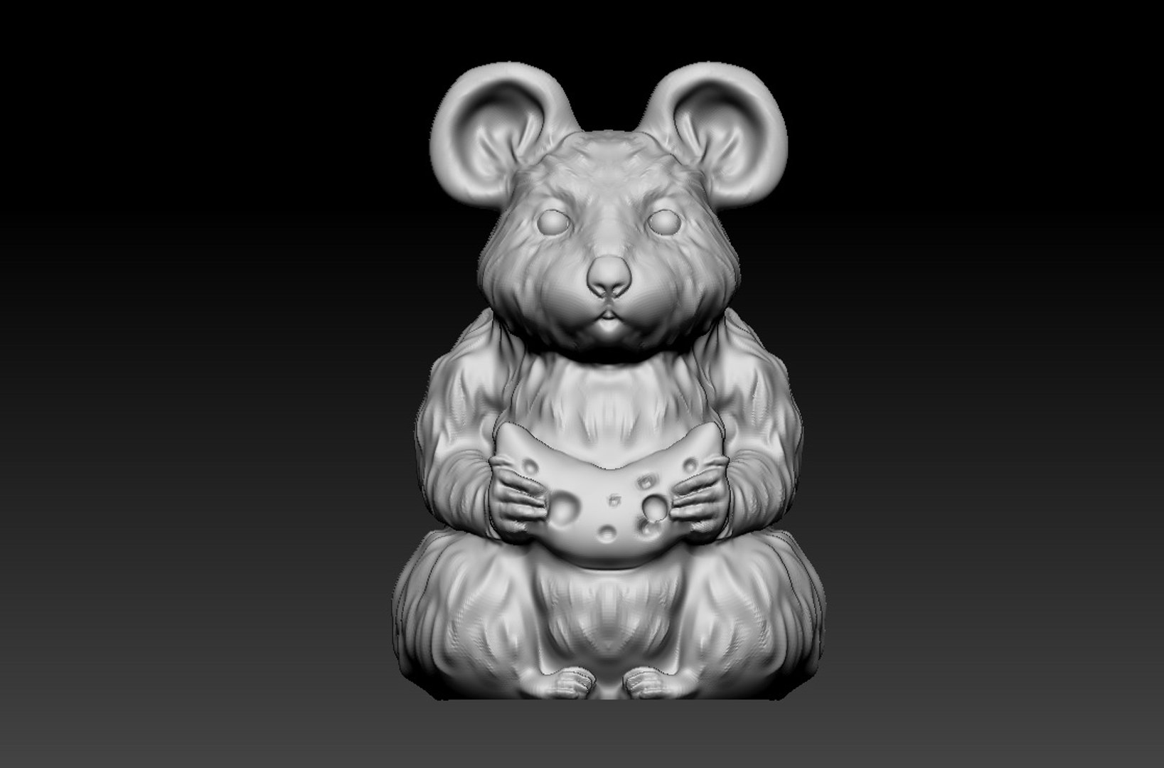 3D Model Mouse Statue - TurboSquid 1369653