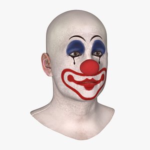 Bald Clown Head