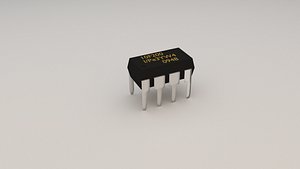 free pic10f200 chips pics 3d model