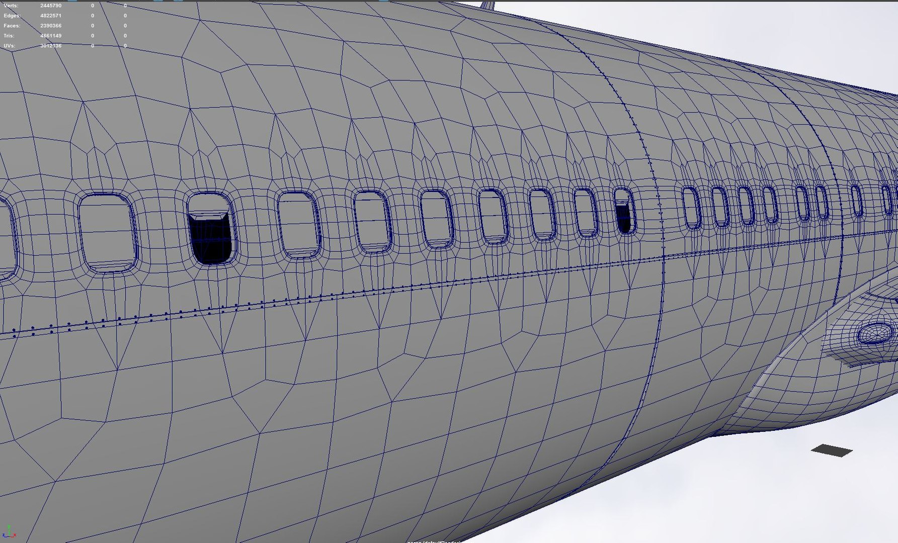 Aircraft 767 Engines 3d Fbx