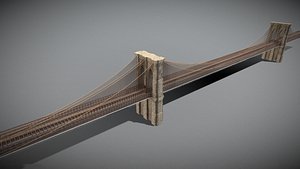 3D Brooklyn Bridge model