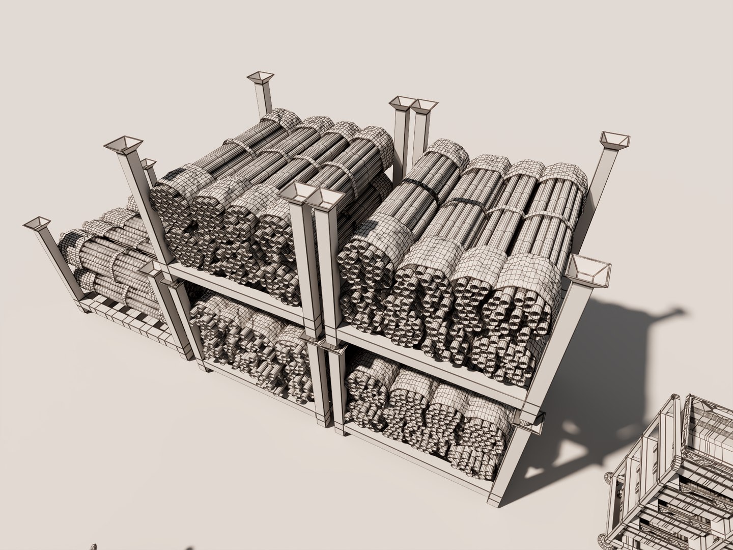 3D Industrial Warehouse Storage Props  Pipe Rack Collection model https://p.turbosquid.com/ts-thumb/xD/5jltUf/Ql/industrialwarehouse12/png/1782132318/1920x1080/fit_q87/e87af585a72411fca9521ebcdfbd214bdf165e20/industrialwarehouse12.jpg