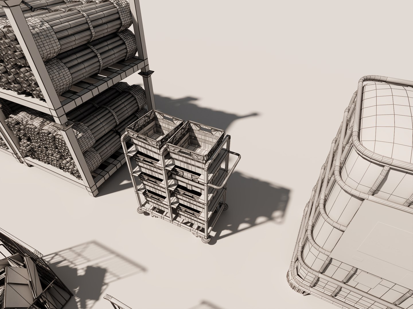 3D Industrial Warehouse Storage Props  Pipe Rack Collection model https://p.turbosquid.com/ts-thumb/xD/5jltUf/Uu/industrialwarehouse13/png/1782132323/1920x1080/fit_q87/aaa511780a22d3c3e4eea65f07ec221962c398f3/industrialwarehouse13.jpg