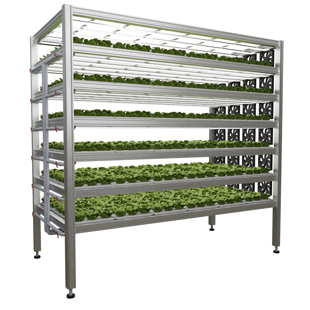 3D Model Vertical Farm Hydroponic - TurboSquid 1762664