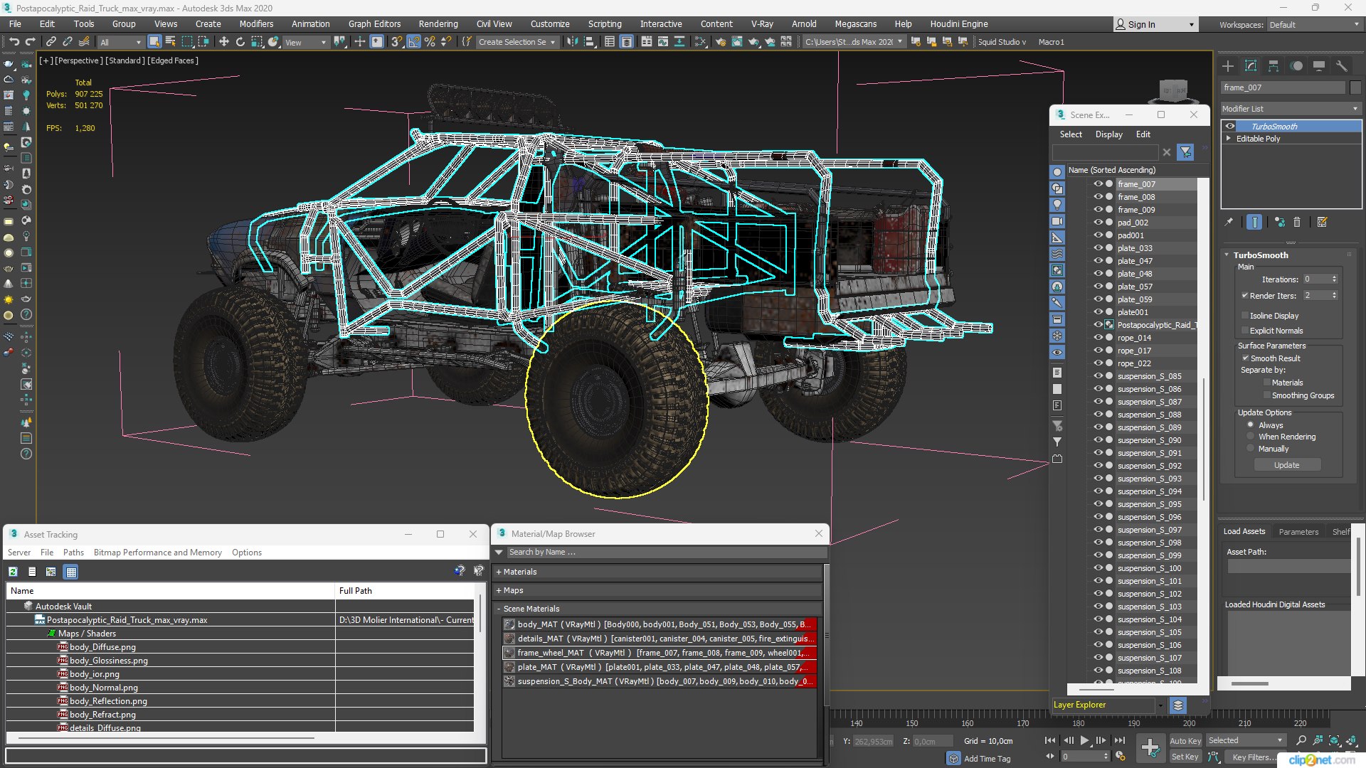 3D Postapocalyptic Raid Truck model https://p.turbosquid.com/ts-thumb/xD/AWgqFM/vh/postapocalyptic_raid_truck_028/jpg/1759377725/1920x1080/fit_q87/300deecf3578fc4f9888edf1eda15e1ff860f479/postapocalyptic_raid_truck_028.jpg