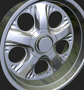 3d wheels rim model