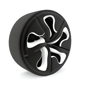 car wheel 3d max