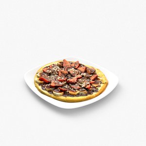 Nutella Pizza 3D model