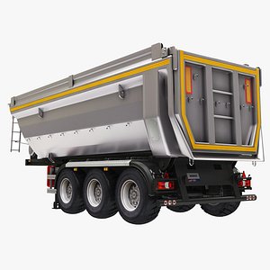 semi dump trailer model